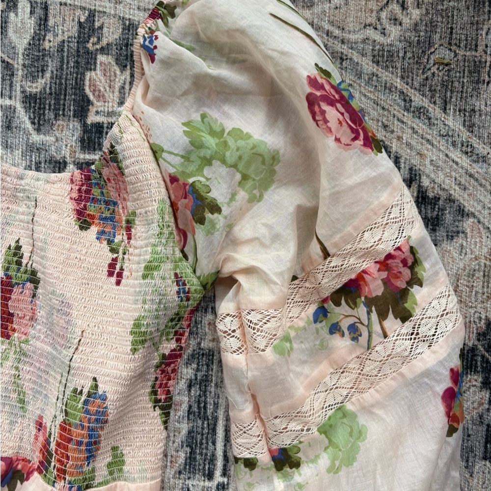 Free People Multicolor Floral Long Sleeve Dress - Picture 2 of 4